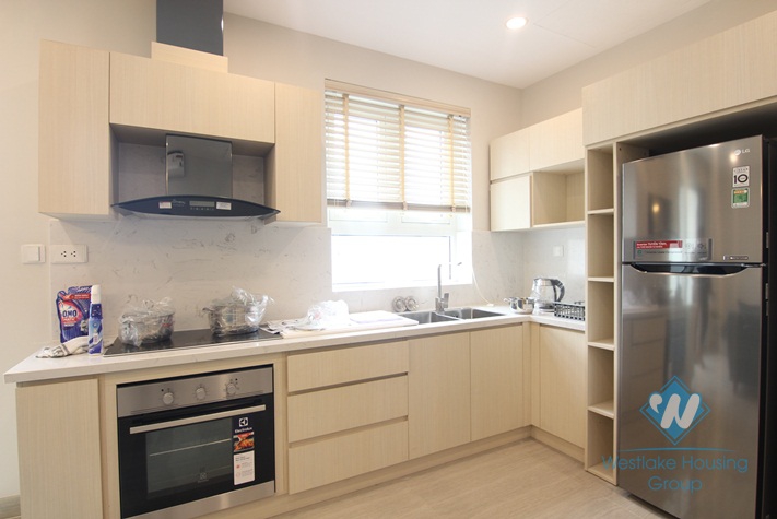 Nice high floor two bedrooms apartment for rent in L3 building, Ciputra urban, Tay Ho, Ha Noi
